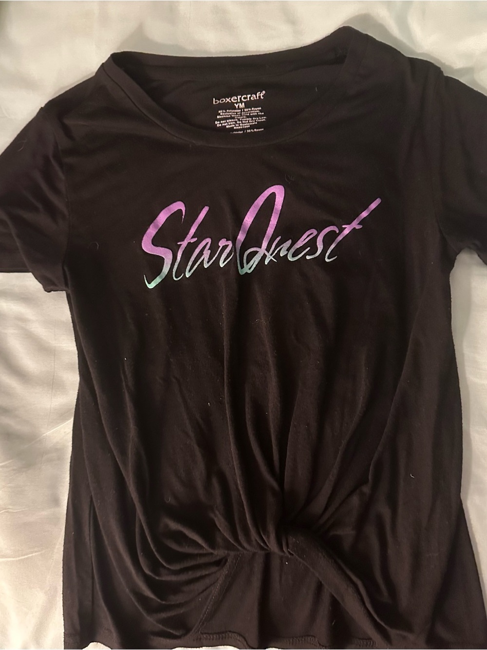 boxercraft Black Women's StarQuest Gradient Graphic Tee